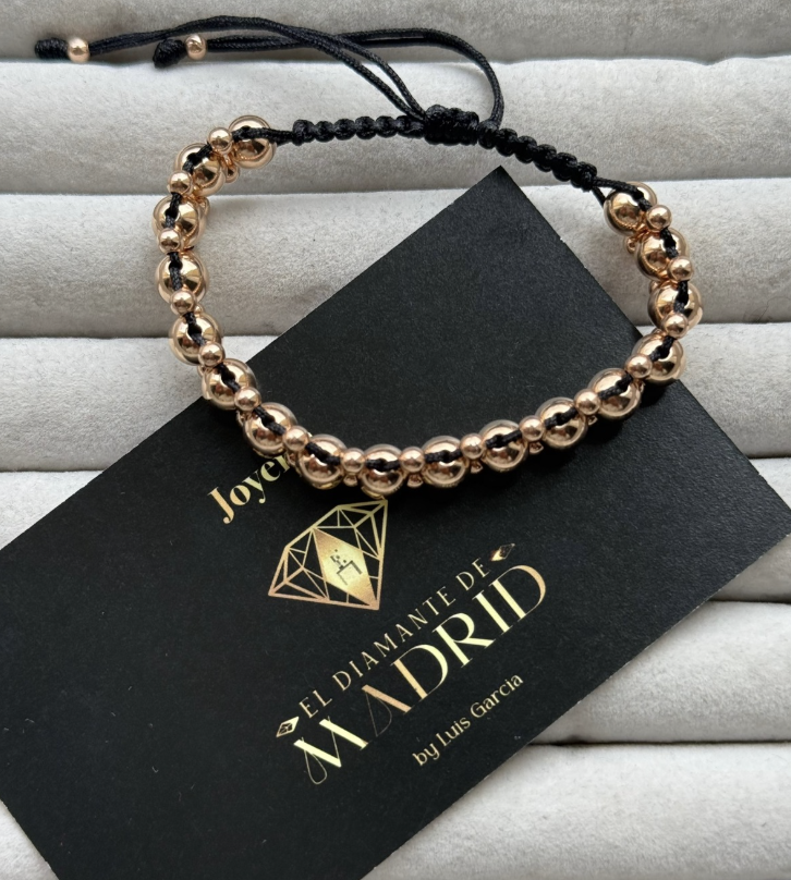 Pulsera 3 Carriles Oro Rosa