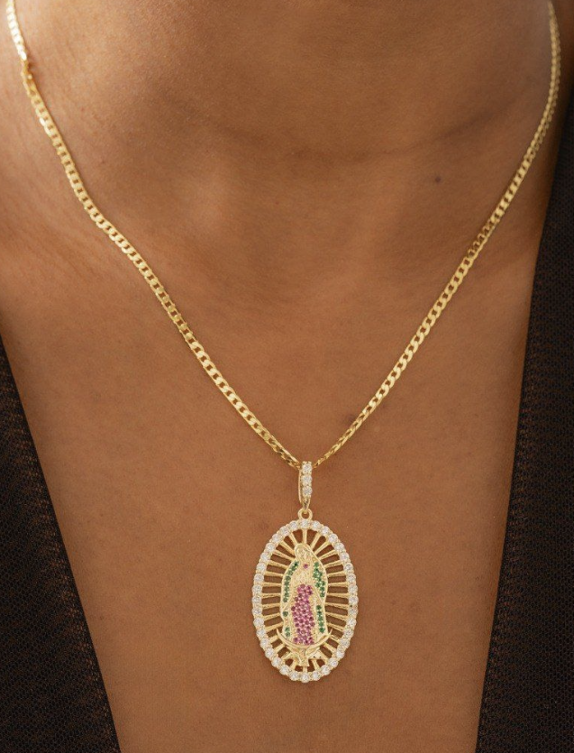 Cadena Cubana Plana 45 cm